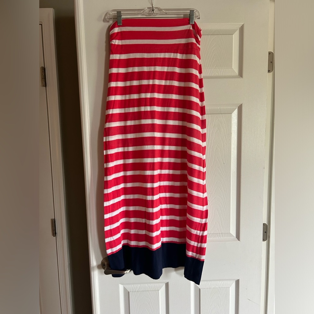 Tommy Hilfiger Striped Maxi Skirt